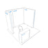 10x10 Booth Backlit Display Kit 03 - PIXLIP USA