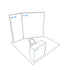 10x10 Booth Backlit Display Kit 07 - PIXLIP USA