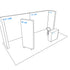10x20 Booth Backlit Display Kit 08 - PIXLIP USA