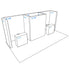 10x20 Booth Backlit Display Kit 09 - PIXLIP USA